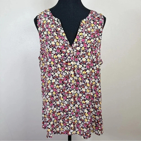Sanctuary Craft Sleeveless Floral-Print Top - Picture 2 of 16